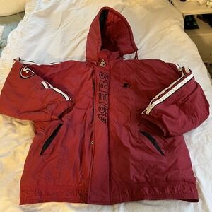 Vintage‎ San Francisco 49ers Starter Jacket Pro Line Full Zip XL
